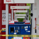 Out of order notes and caution tape are seen on gasoline pumps.